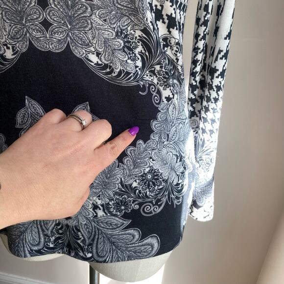 Cache Scoop Neck Long Sleeve Lightweight Sweater Size M - Picture 12 of 12